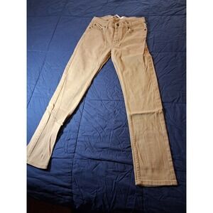 Levis 510 Skinny Boys Size 14 27 X 27 British Khaki Jeans